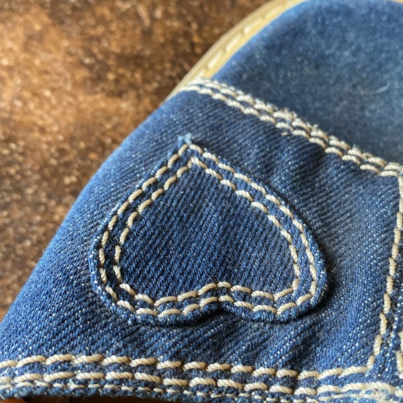 Andre LA Denim Y2K 90’s Platform Wedge Sandals - Picture 6 of 6